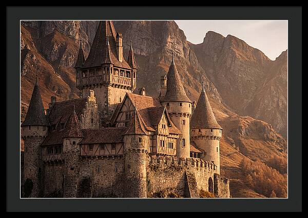 Fairy Tale Castle Among Mountains