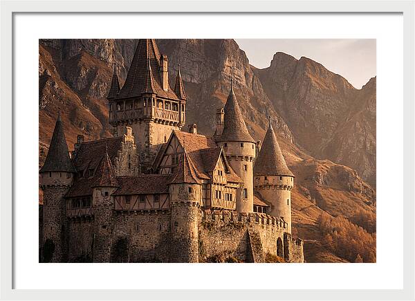 Fairy Tale Castle Among Mountains