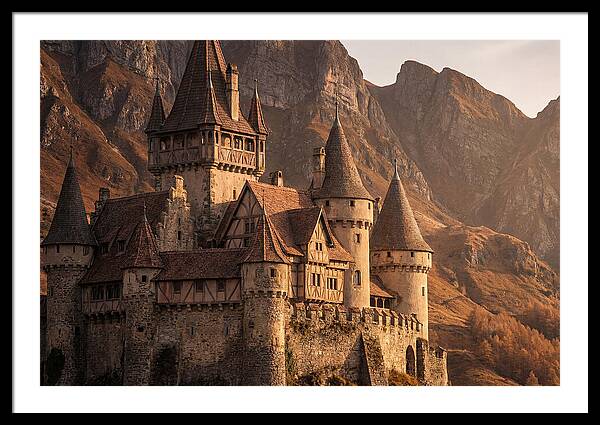 Fairy Tale Castle Among Mountains