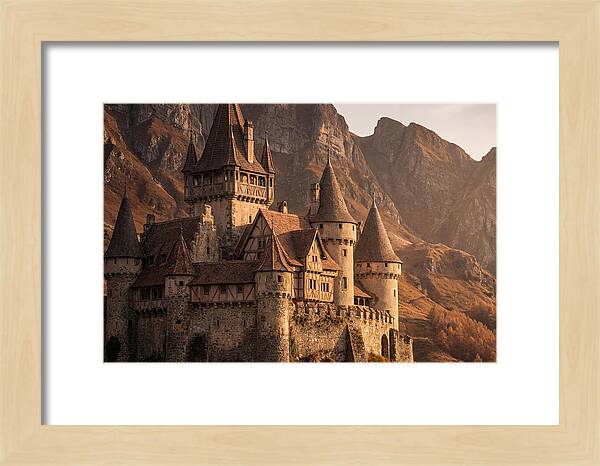 Fairy Tale Castle Among Mountains