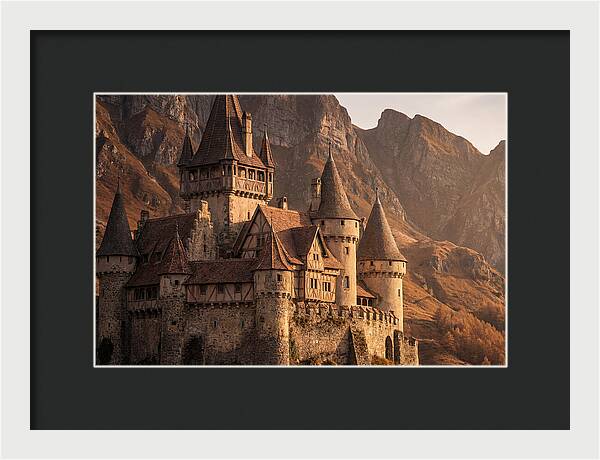 Fairy Tale Castle Among Mountains