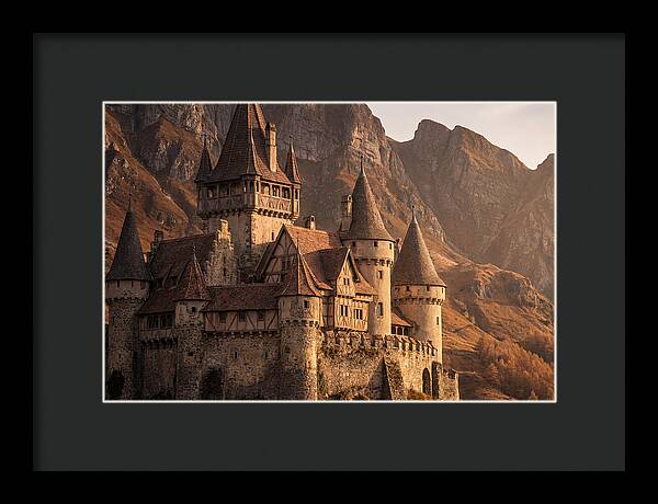 Fairy Tale Castle Among Mountains