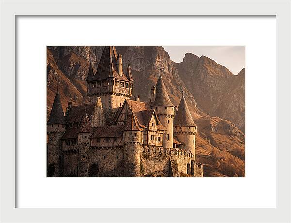 Fairy Tale Castle Among Mountains