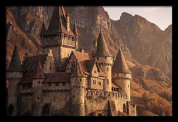 Fairy Tale Castle Among Mountains