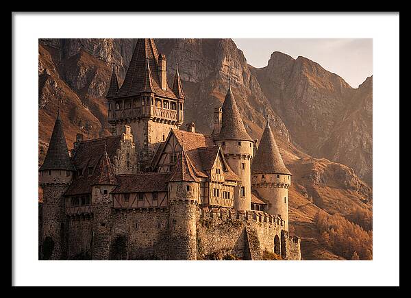 Fairy Tale Castle Among Mountains