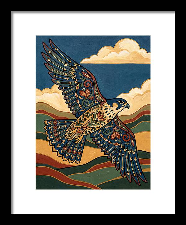 Falcon In Flight