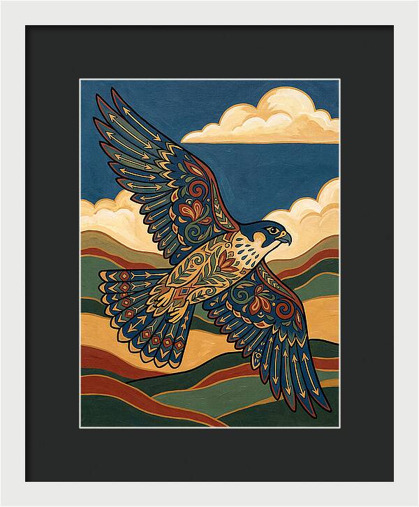 Falcon In Flight