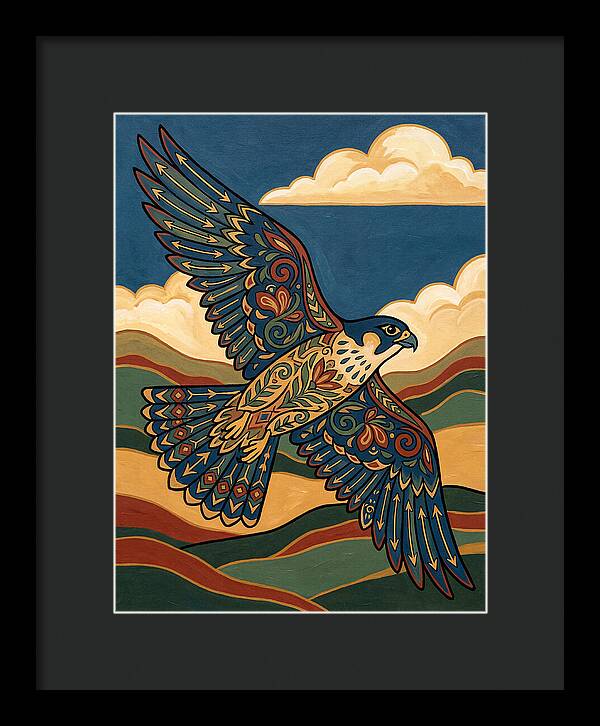 Falcon In Flight