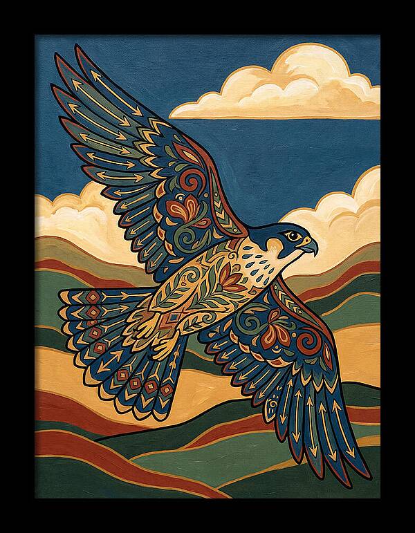 Falcon In Flight