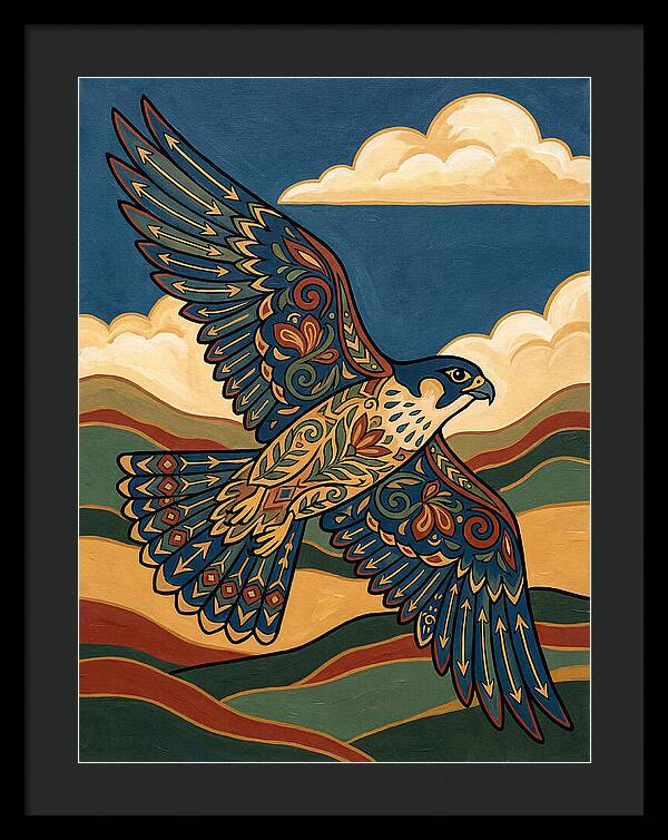 Falcon In Flight