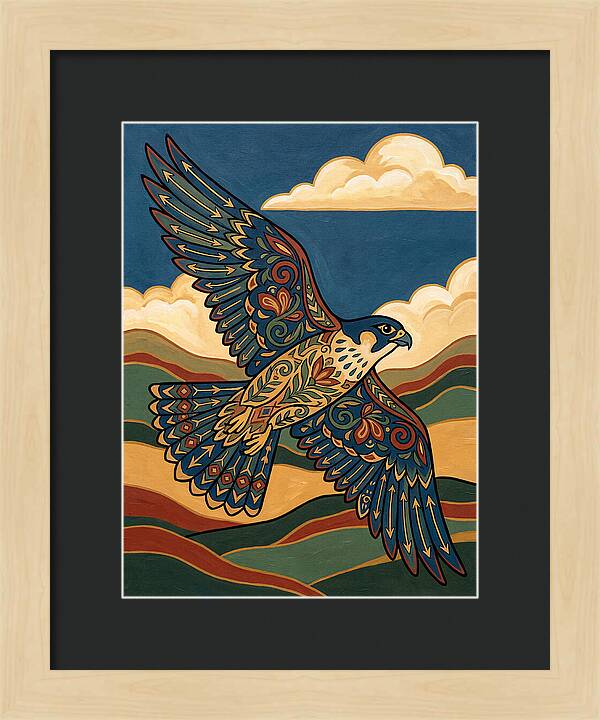 Falcon In Flight
