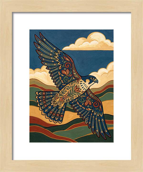 Falcon In Flight