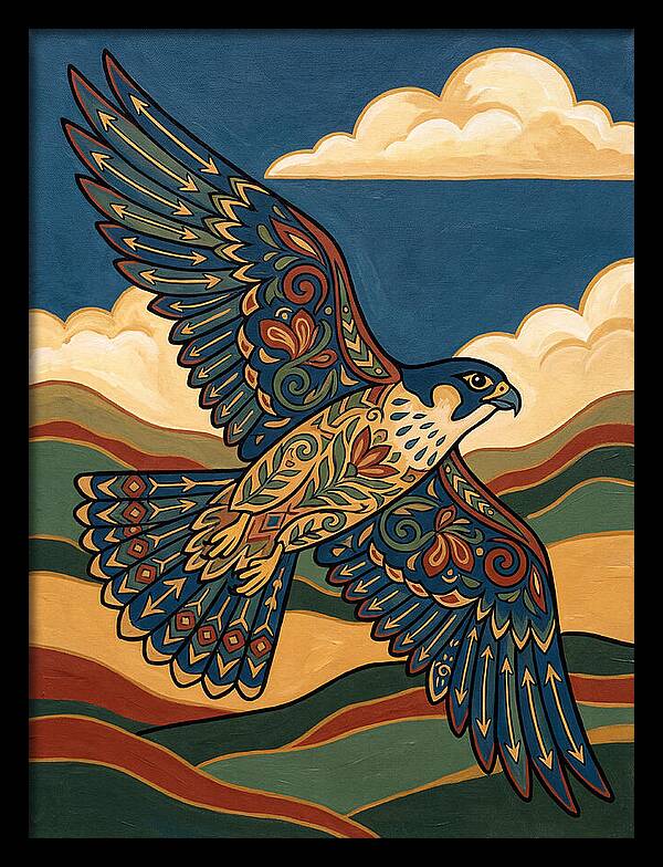 Falcon In Flight