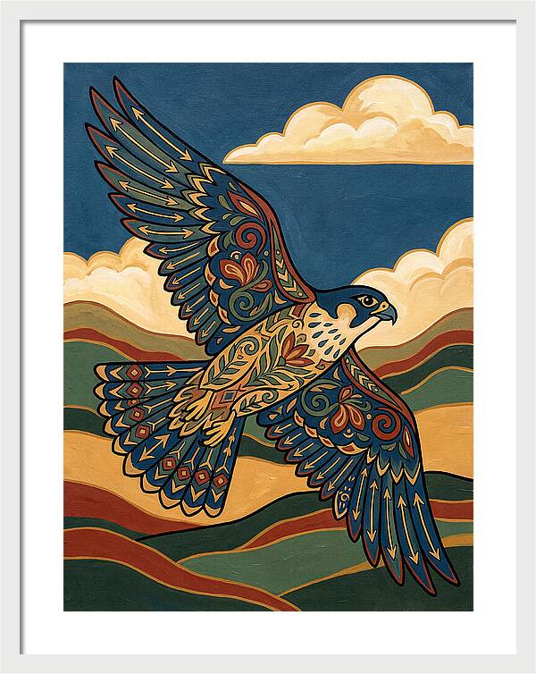 Falcon In Flight