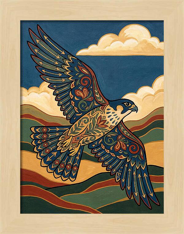 Falcon In Flight