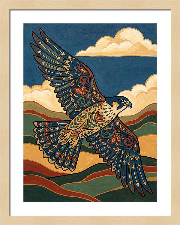 Falcon In Flight