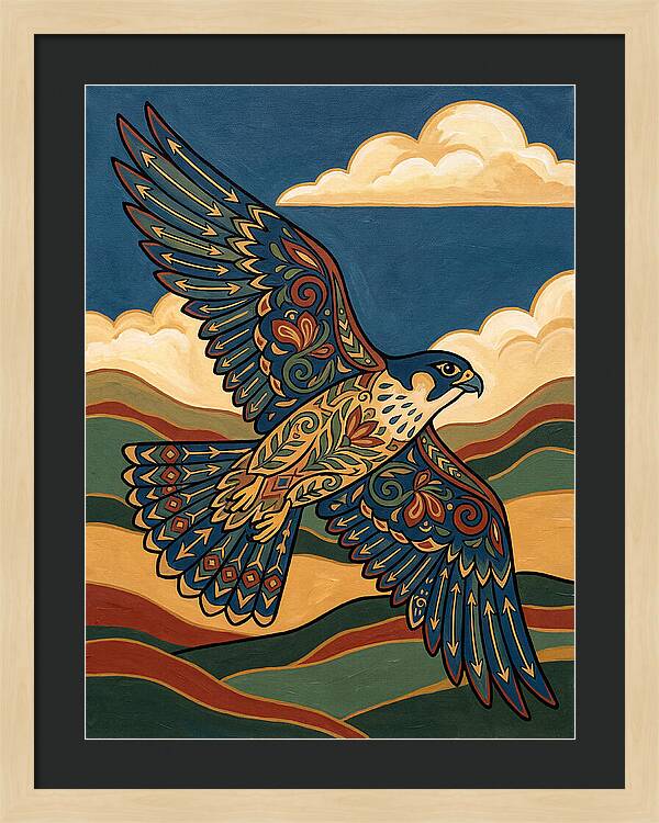 Falcon In Flight