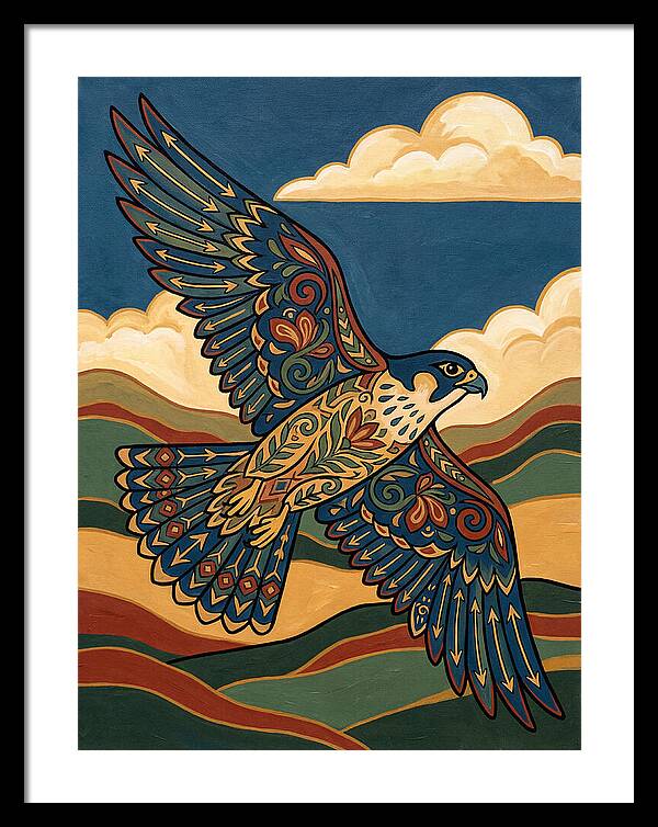 Falcon In Flight