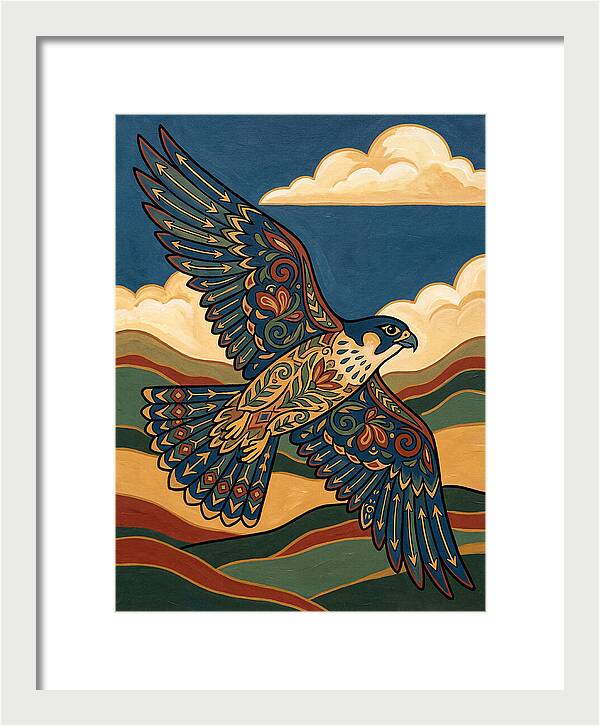 Falcon In Flight