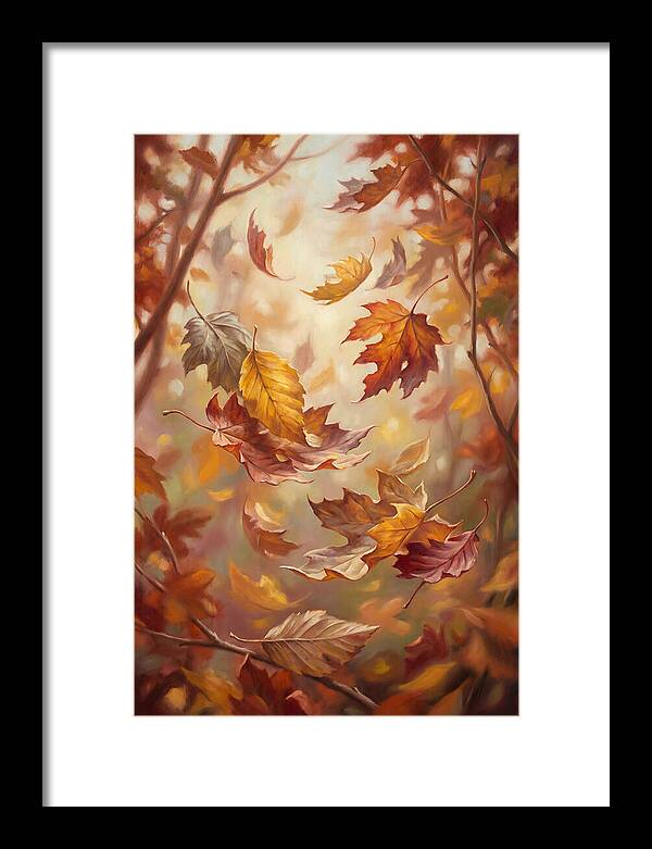 Falling Leaves In A Gentle Breeze