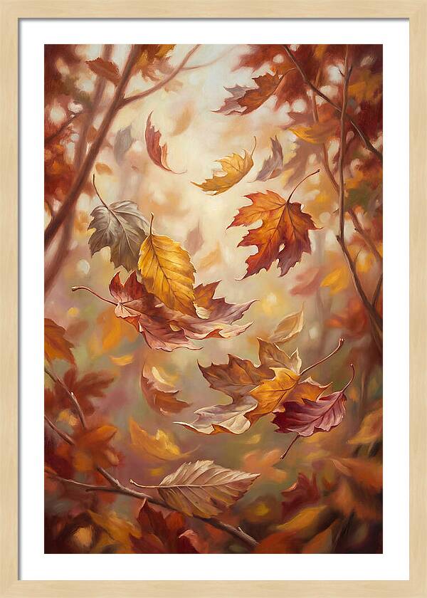 Falling Leaves In A Gentle Breeze