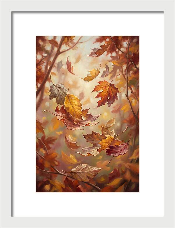 Falling Leaves In A Gentle Breeze