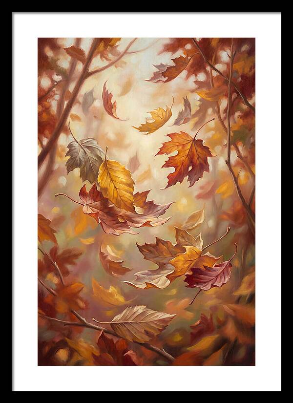 Falling Leaves In A Gentle Breeze