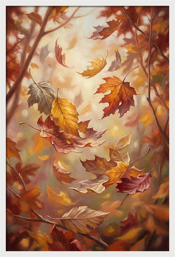 Falling Leaves In A Gentle Breeze