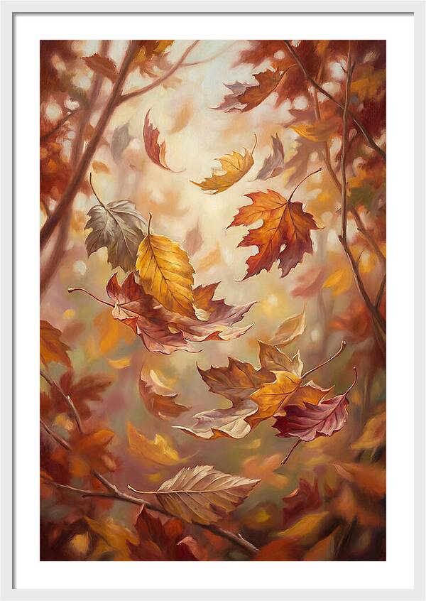Falling Leaves In A Gentle Breeze