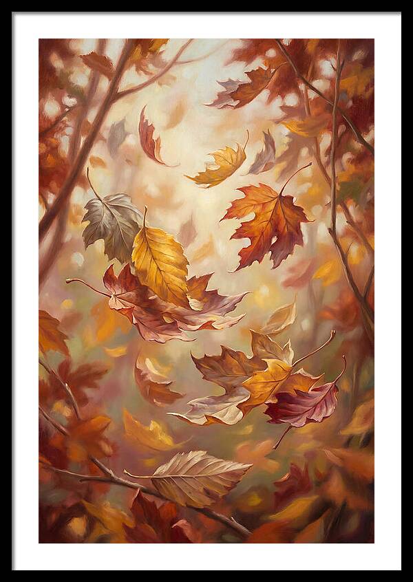 Falling Leaves In A Gentle Breeze