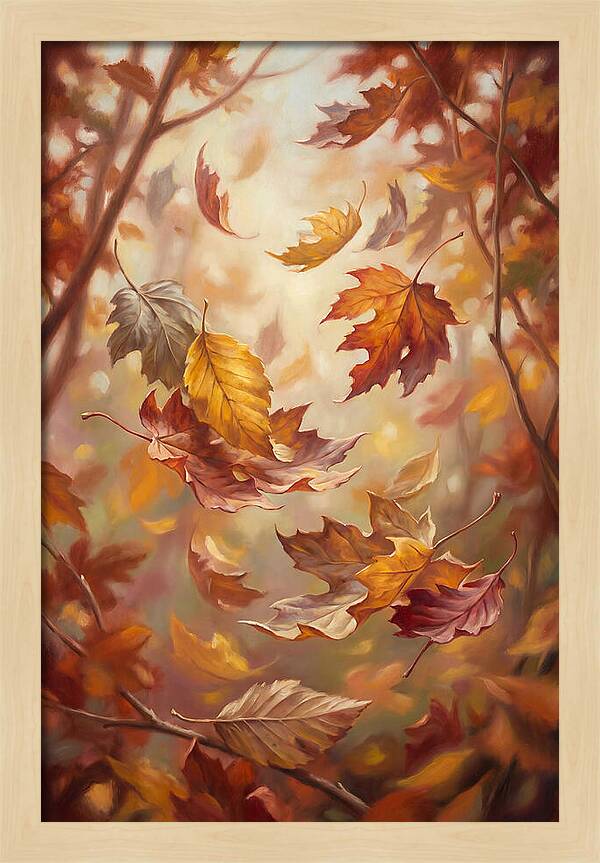 Falling Leaves In A Gentle Breeze