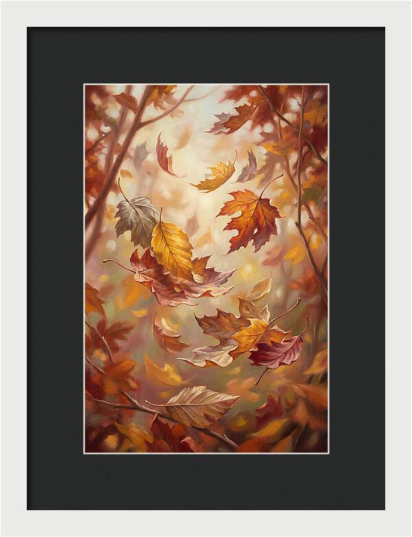 Falling Leaves In A Gentle Breeze