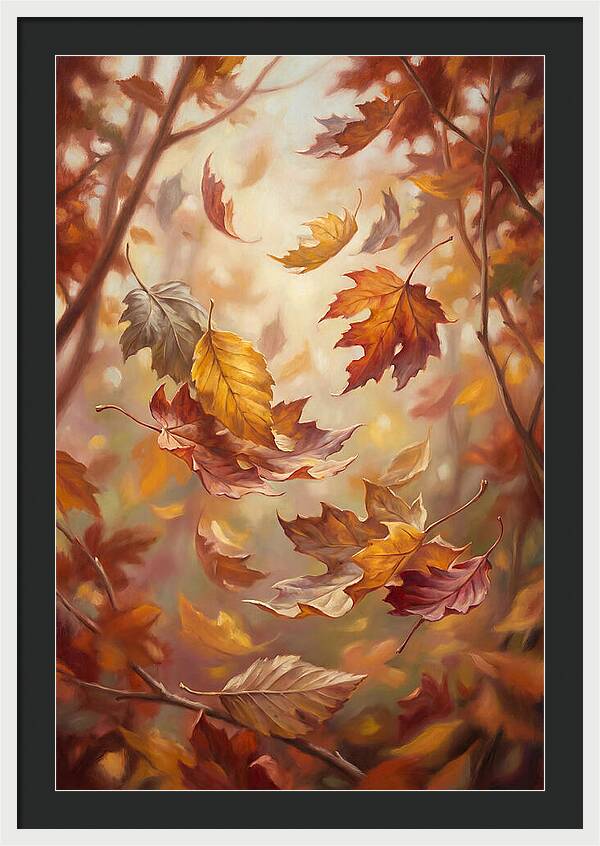 Falling Leaves In A Gentle Breeze