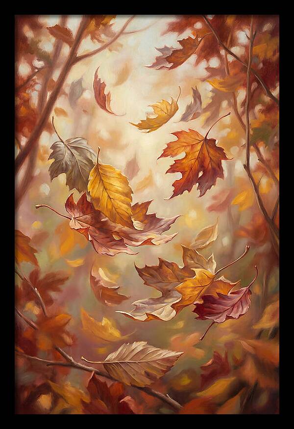 Falling Leaves In A Gentle Breeze