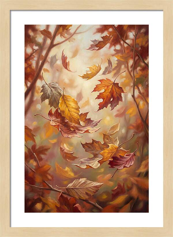 Falling Leaves In A Gentle Breeze