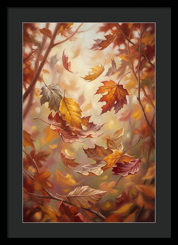 Falling Leaves In A Gentle Breeze