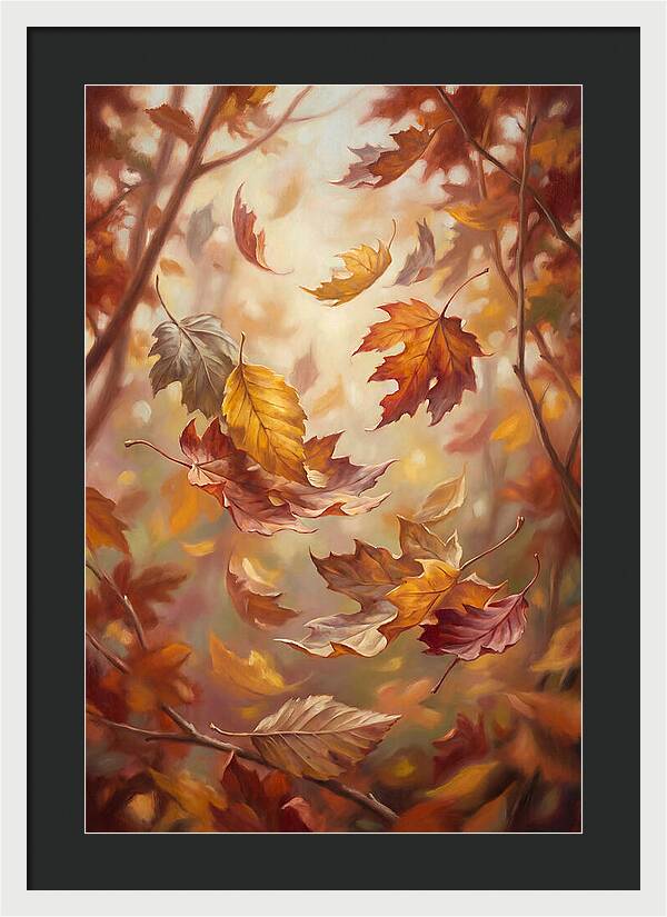 Falling Leaves In A Gentle Breeze