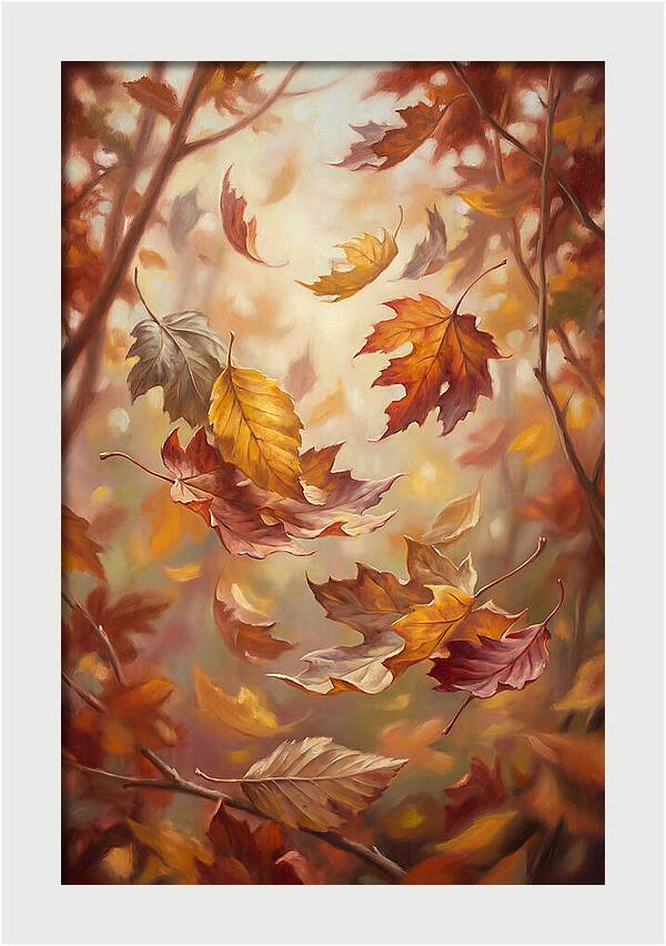 Falling Leaves In A Gentle Breeze