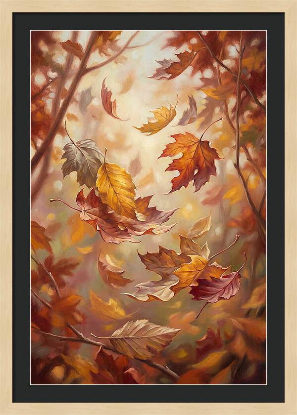 Falling Leaves In A Gentle Breeze