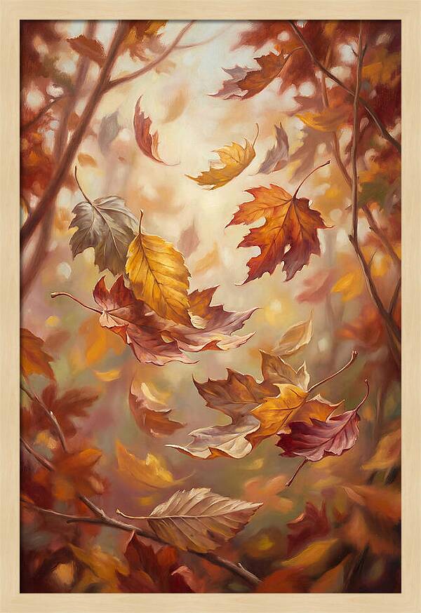 Falling Leaves In A Gentle Breeze