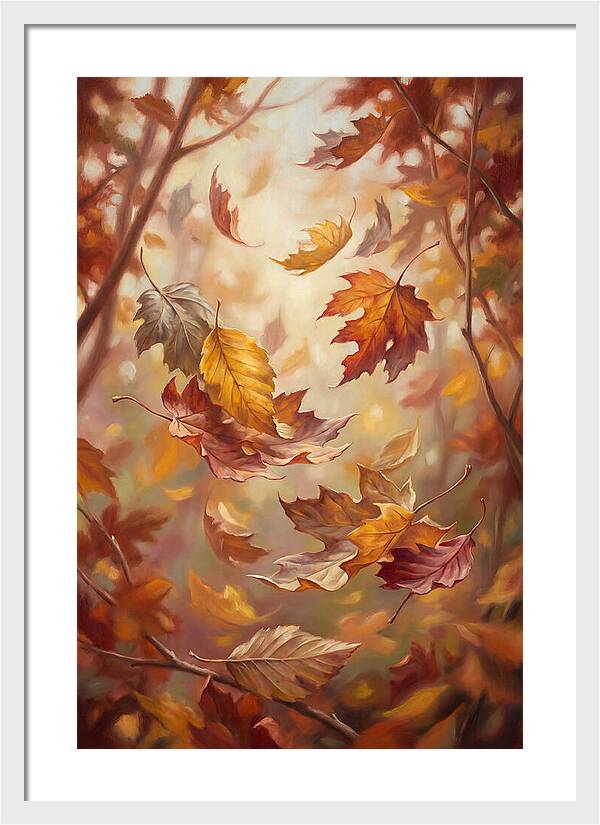 Falling Leaves In A Gentle Breeze