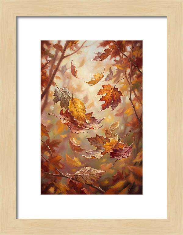 Falling Leaves In A Gentle Breeze