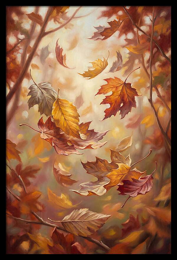 Falling Leaves In A Gentle Breeze