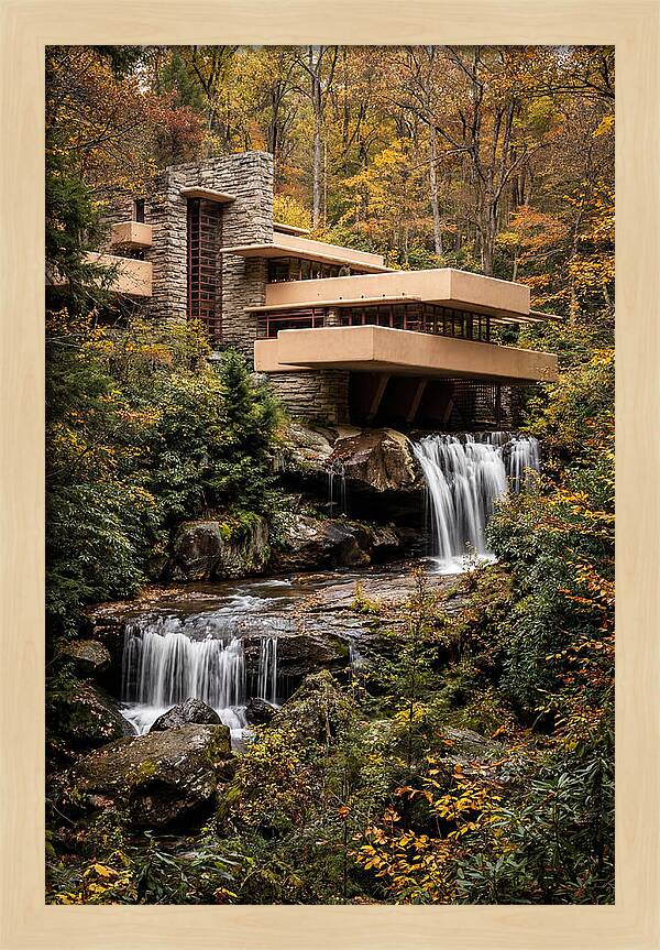 Fallingwater Amidst Natures Embrace
