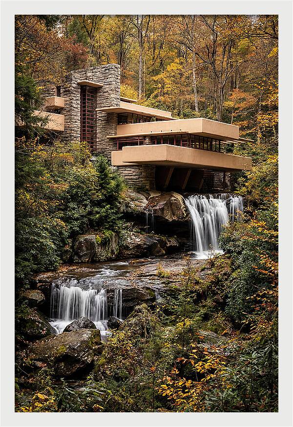 Fallingwater Amidst Natures Embrace