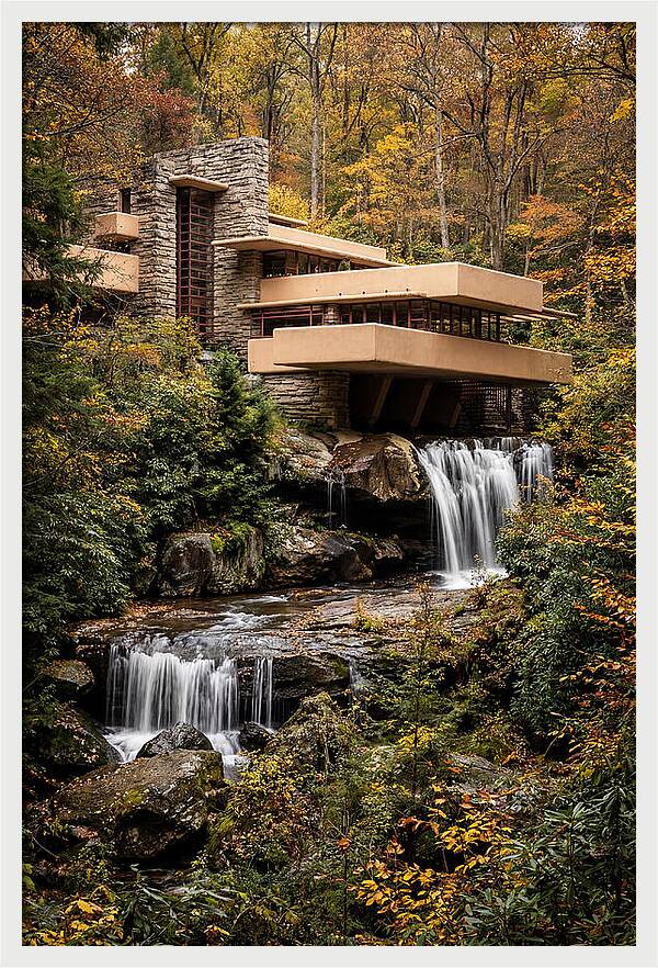 Fallingwater Amidst Natures Embrace