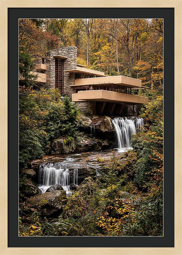 Fallingwater Amidst Natures Embrace