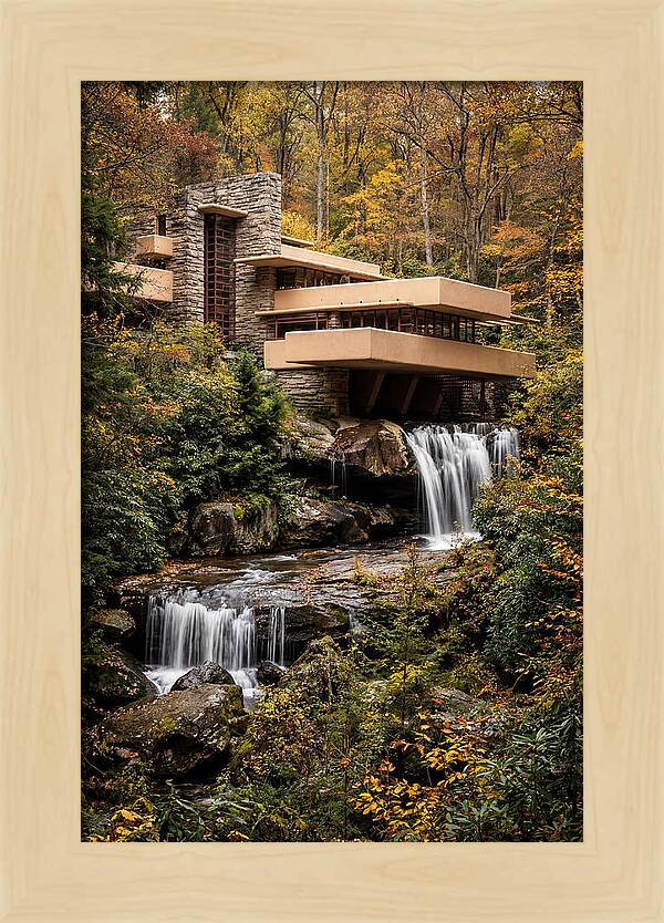 Fallingwater Amidst Natures Embrace