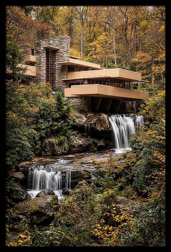 Fallingwater Amidst Natures Embrace
