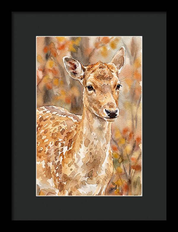 Fallow Deer In Autumn Hues